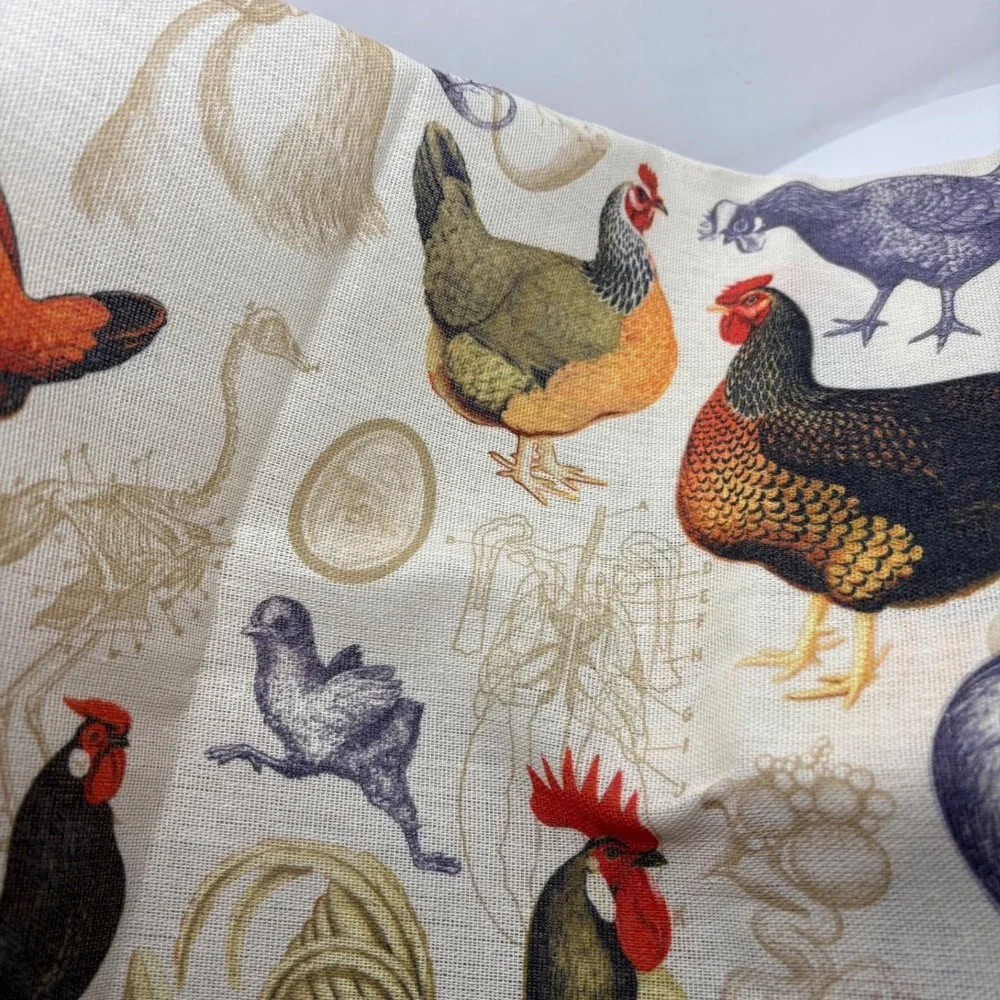 Cognitive Surplus 100% Cotton Tea‎ Towel Rooster Chicken Farmhouse Kitchen Decor